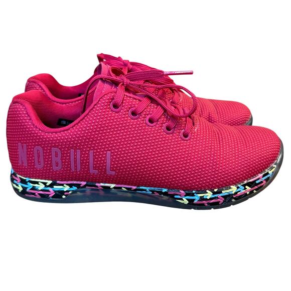 NOBULL Outwork Trainer United In Movement CrossFit Shoe Sneaker Pink Women’s 7